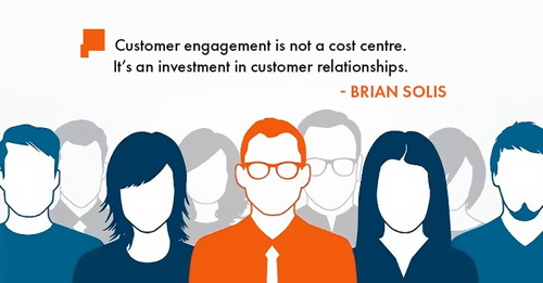 Customer engagement is not a cost center. It's an investment in customer relationships.